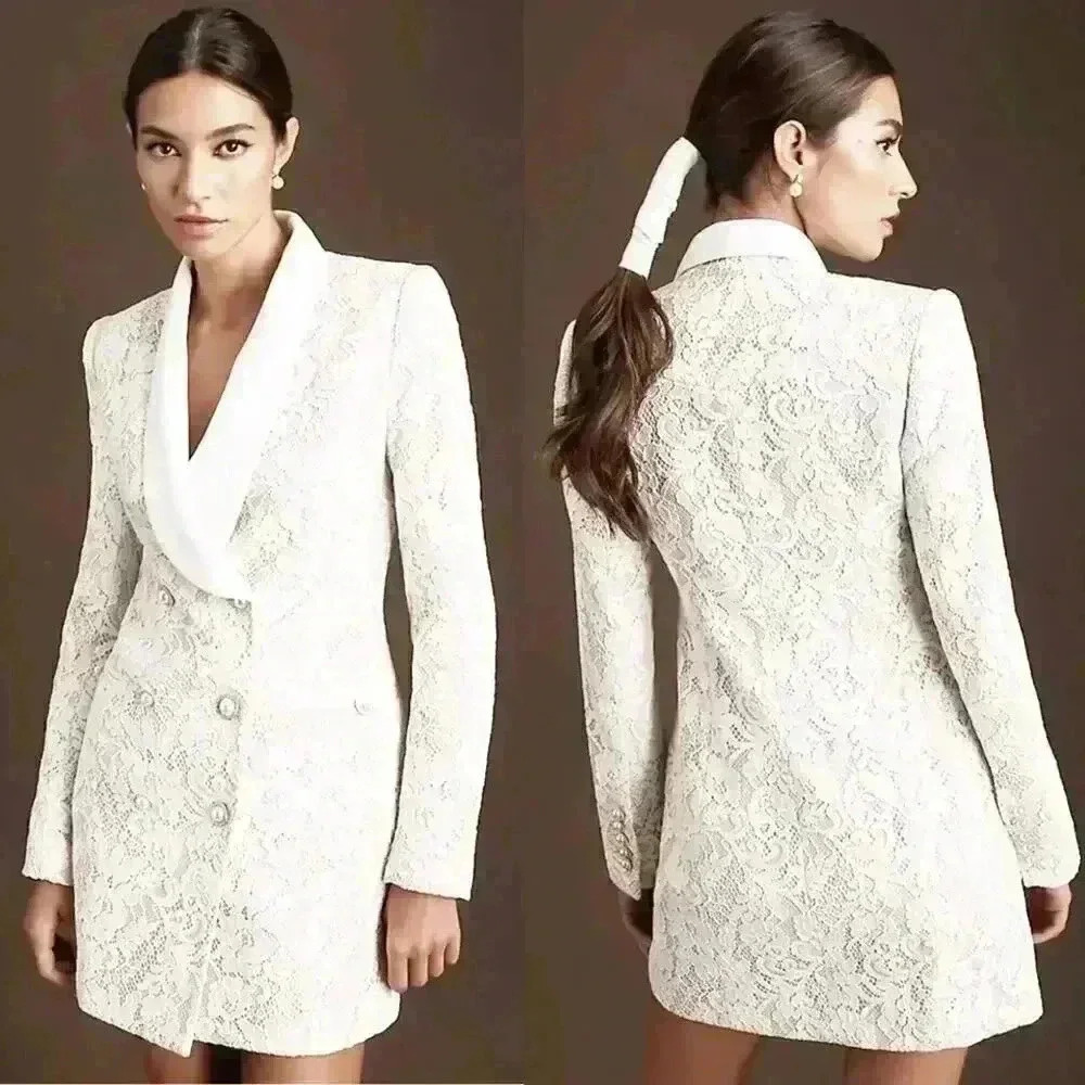 NWT Rebecca Vallance Bridal Harriet blazer minidress Size 2 US - Picture 2 of 16
